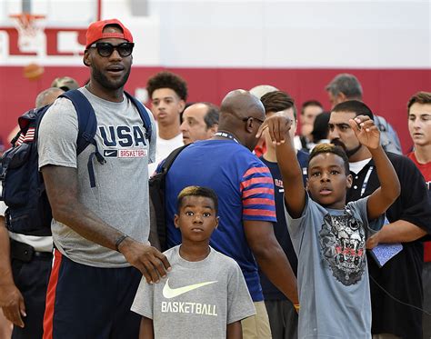 how old is lebron james son.
